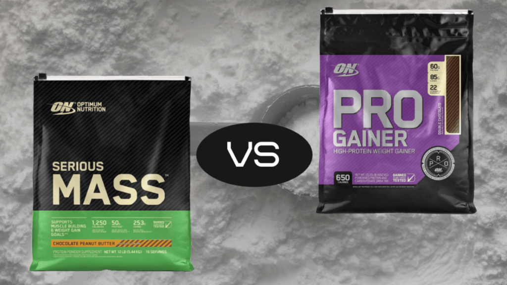 Serious Mass Vs Pro Gainer