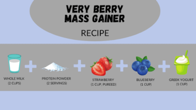 Very Berry Mass Gainer recipe